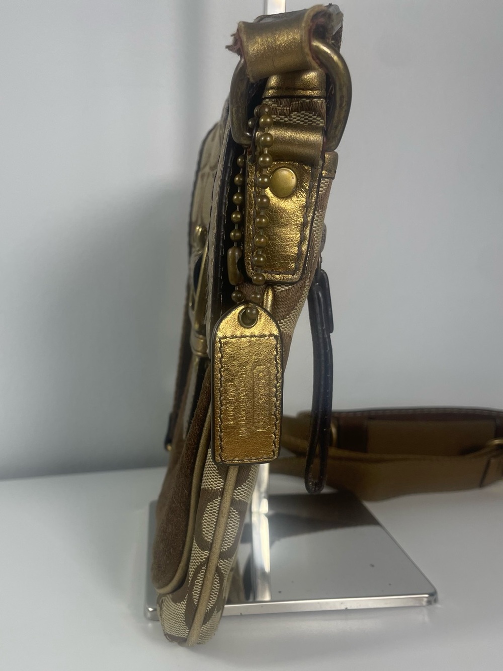 Coach Vintage Special Edition Legacy Canvas & Suede Crossbody RARE - Picture 13 of 16